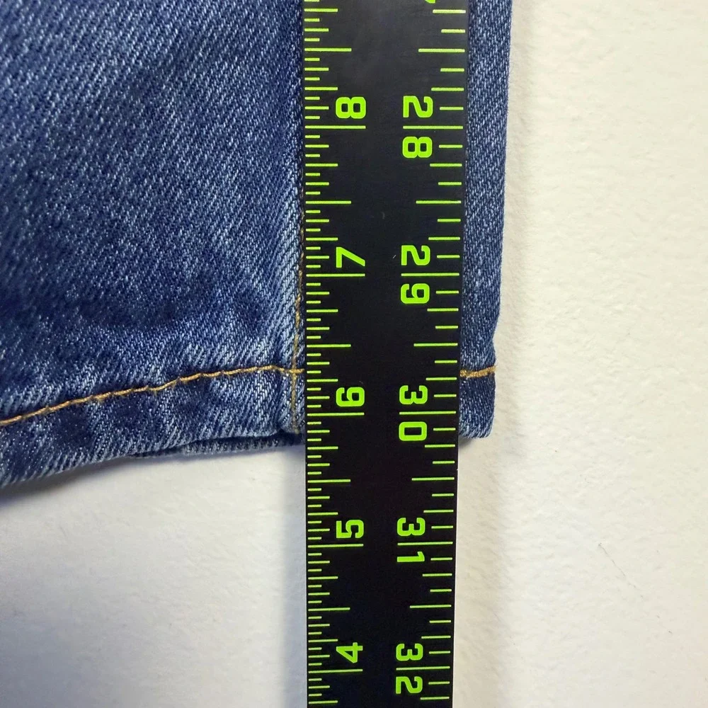 Levis 505 Regular Fit Denim Jeans Mens 36x30 Blue‎ Straight Leg Cotton Denim Y2K